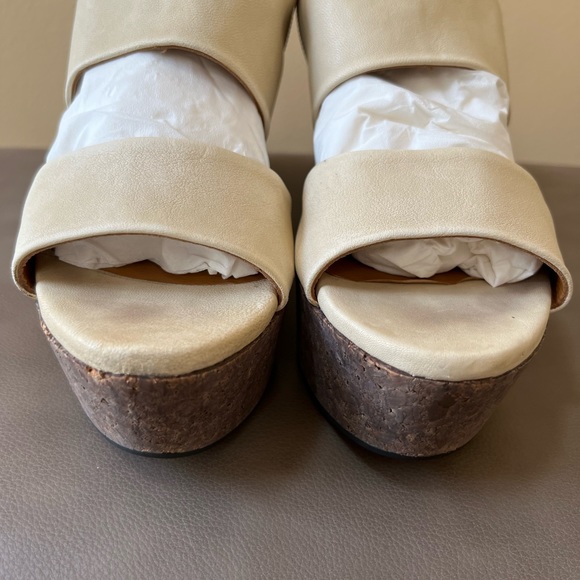 COCLICO Cork Platform Wedge Sandals SZ 39 - Picture 5 of 10